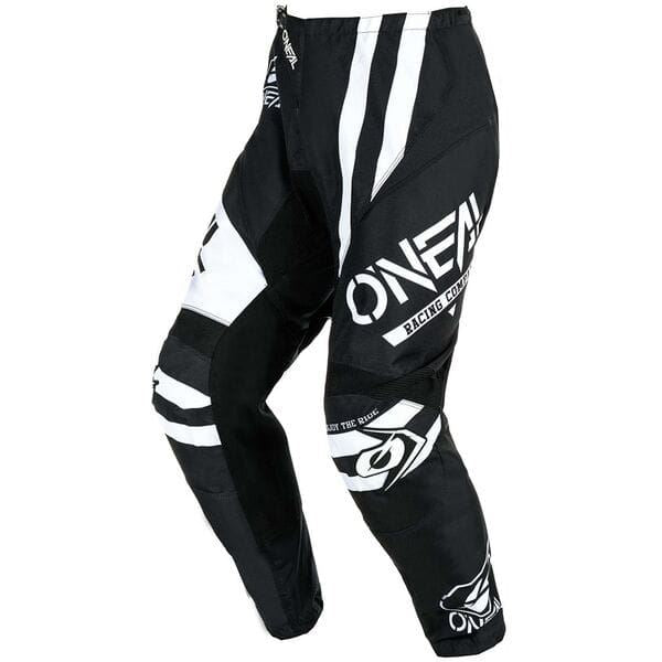 O'Neal 2025 Motocross Pants Element Warhawk Black White